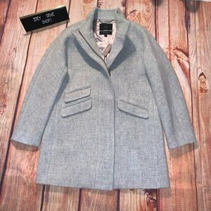 J. Crew Cocoon Coat Italian Wool Heather